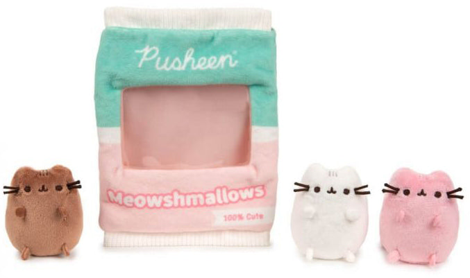 Pusheen Meowshmallows in Plush Bag (19cm)