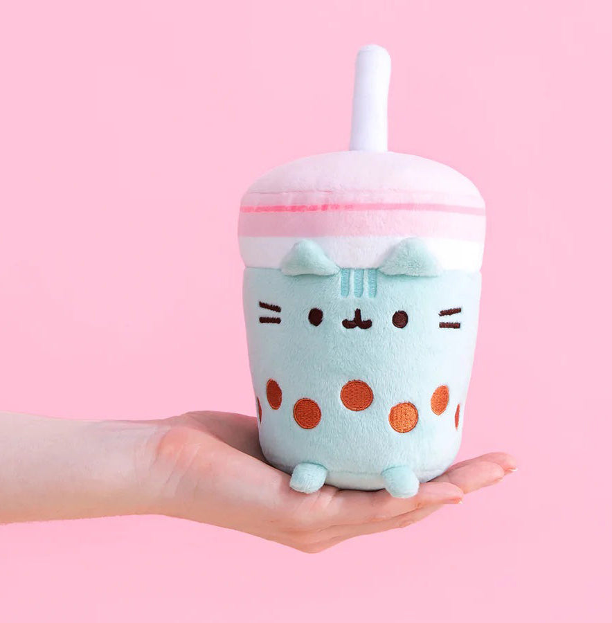 Pusheen Sips Boba Tea - Small (20cm)
