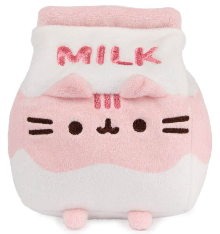 Pusheen Sips Strawberry Milk (13cm)
