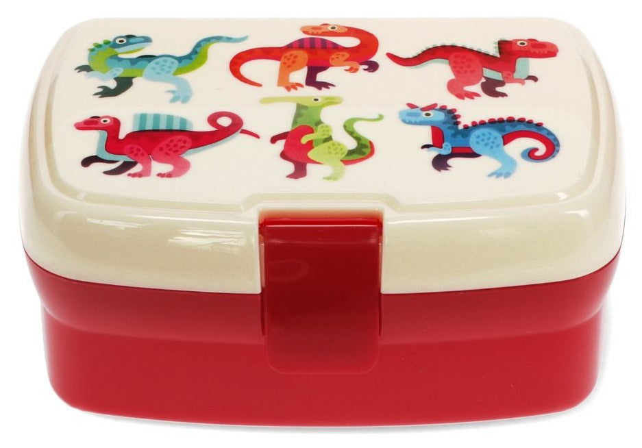 Rex London Baby Dinos Lunch Box with Tray