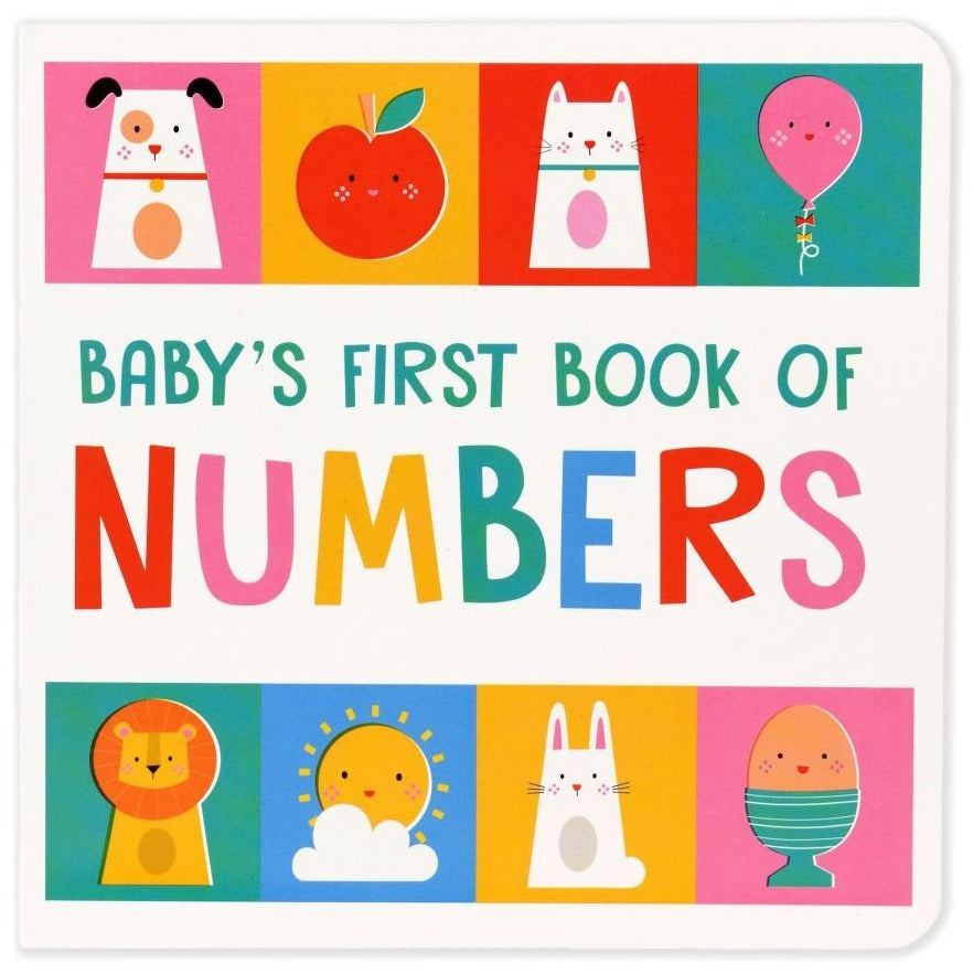 Rex London Baby's First Book of Numbers Board Book