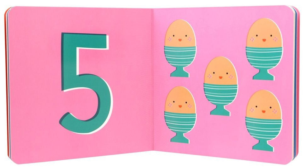 Rex London Baby's First Book of Numbers Board Book