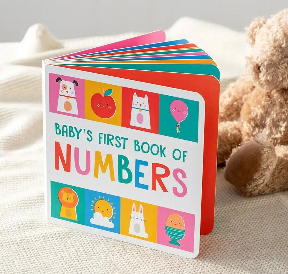 Rex London Baby's First Book of Numbers Board Book