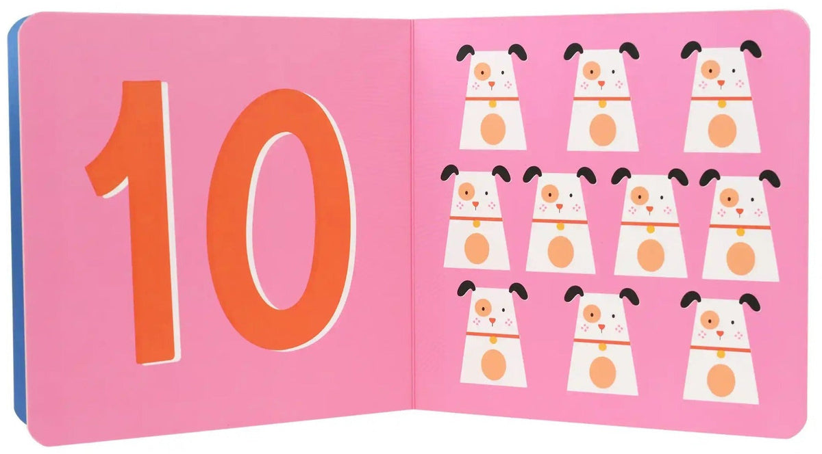 Rex London Baby's First Book of Numbers Board Book