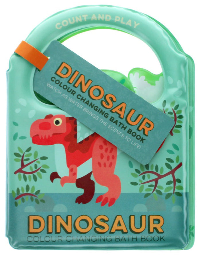 Rex London Baby Dinosaur Colour Changing Bath Book