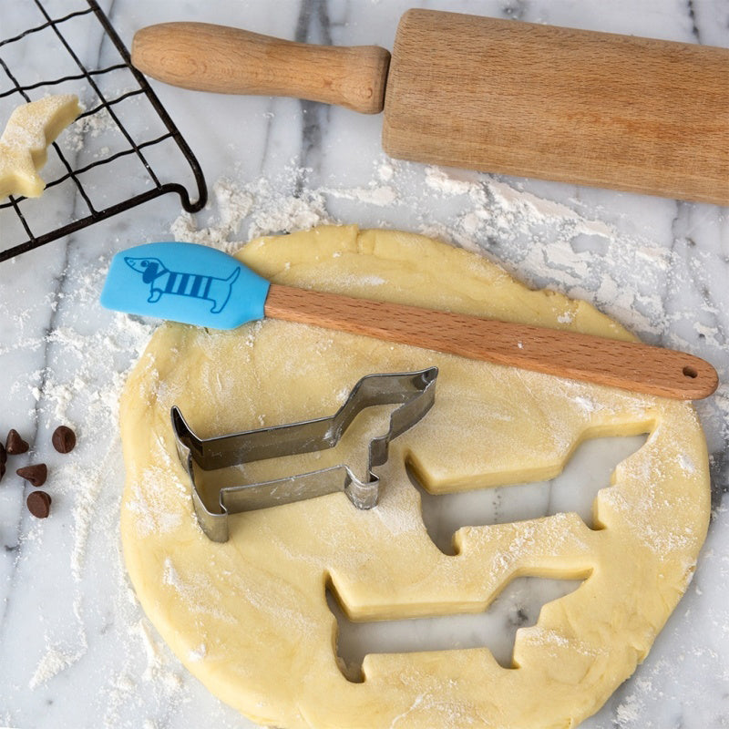 Rex London Cookie Cutter & Mini Spatula Set - Sausage Dog
