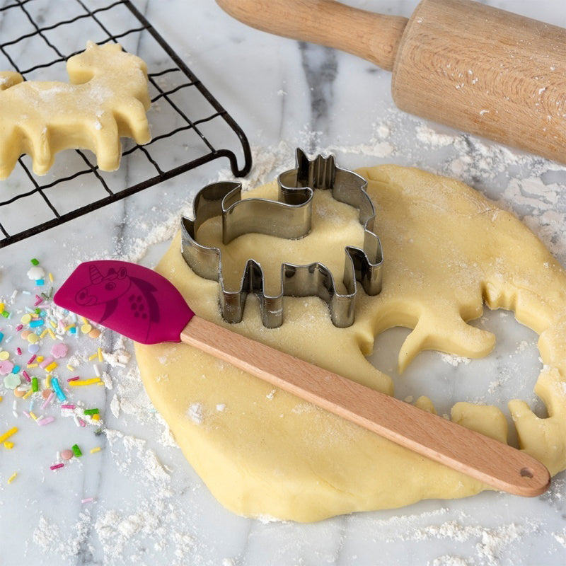 Rex London Cookie Cutter & Mini Spatula Set - Unicorn