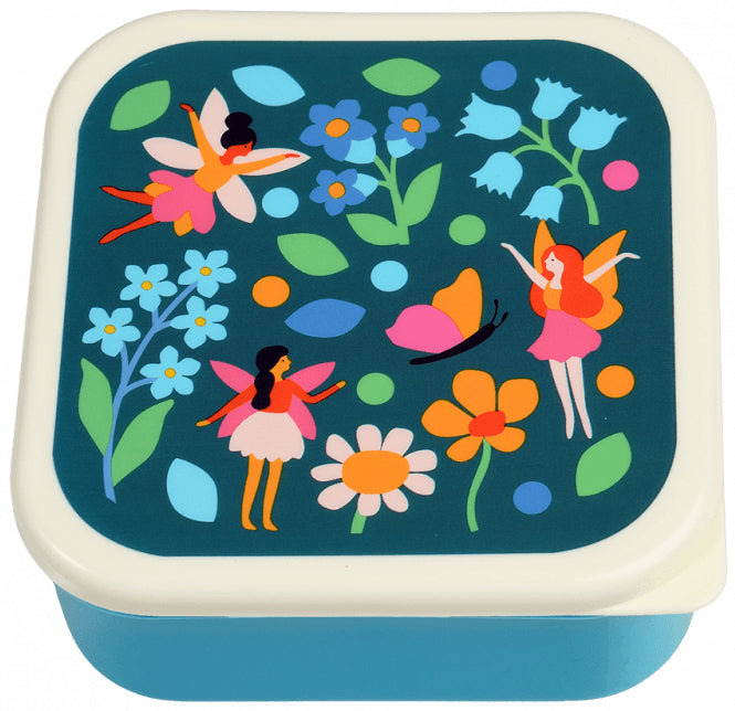 Rex London Fairies in the Garden Set of 3 Snack Boxes