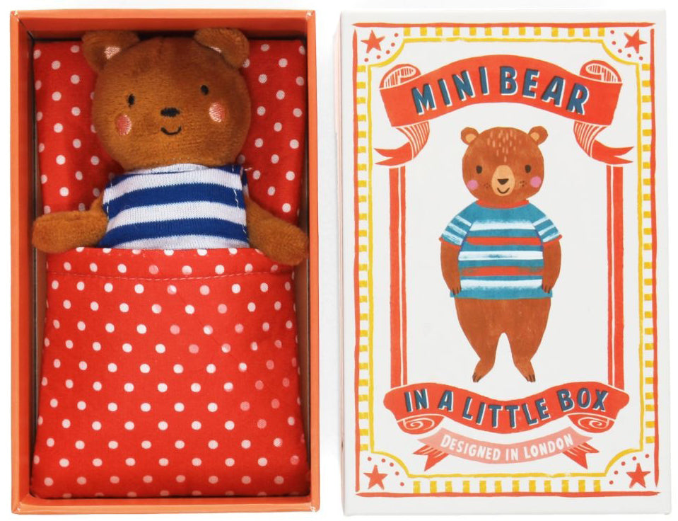 Rex London Mini Bear in a Little Box (14cm)