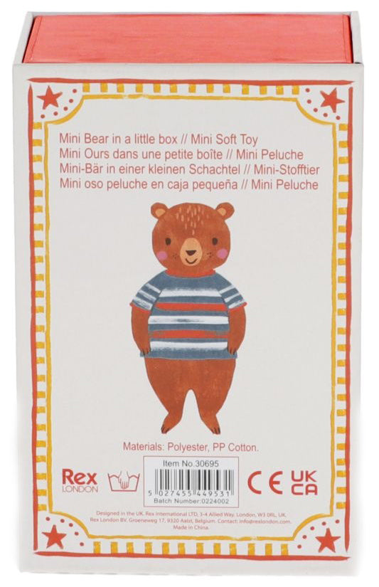 Rex London Mini Bear in a Little Box (14cm)