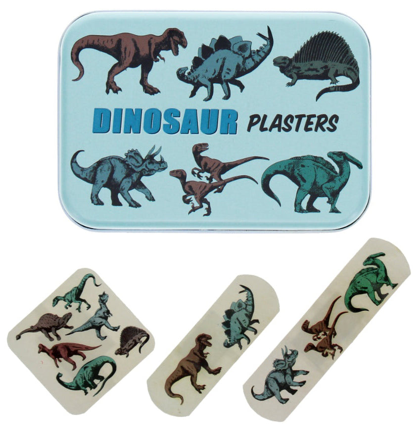 Rex London Children's Plasters in a Tin - Prehistoric Land