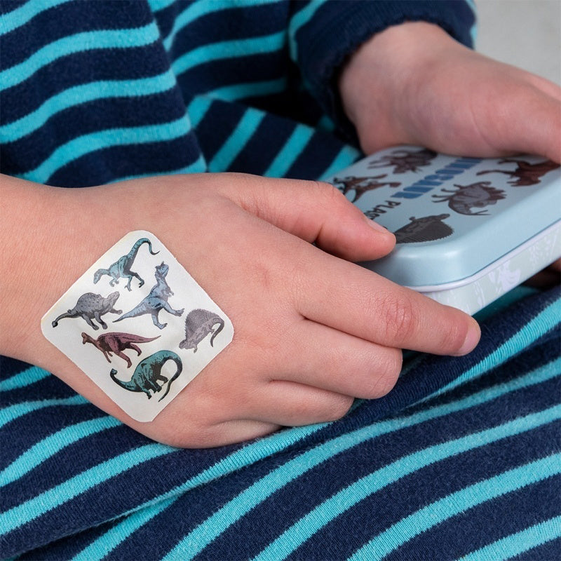 Rex London Children's Plasters in a Tin - Prehistoric Land