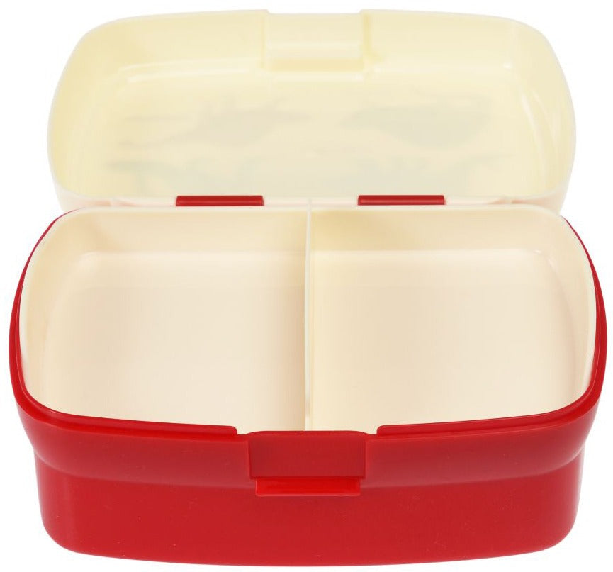 Rex London Sausage Dog Lunch Box with Tray - Ivory
