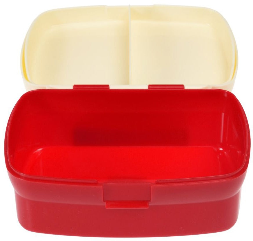 Rex London Sausage Dog Lunch Box with Tray - Ivory