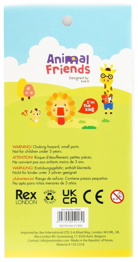 Rex London 3D Puffy Stickers - Animal Friends