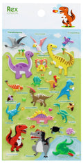 Rex London 3D Puffy Stickers - Dinosaurs