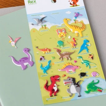 Rex London 3D Puffy Stickers - Dinosaurs