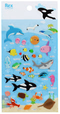 Rex London 3D Puffy Stickers - Sea Creatures