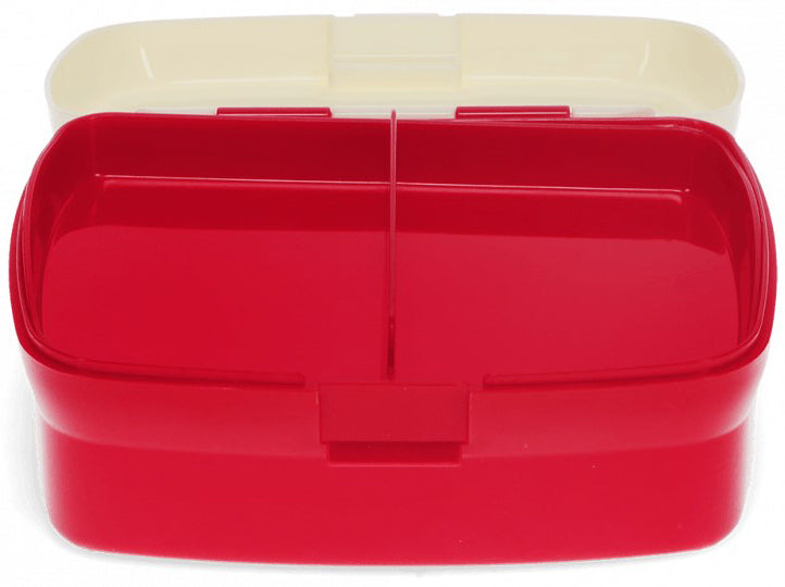 Rex London Sunny Sausage Dog Lunch Box with Tray - Blue