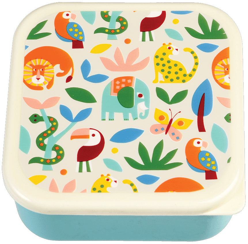Rex London Wild Wonders Set of 3 Snack Boxes