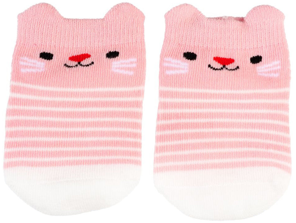 Rex London Organic Cotton Baby Socks - Cookie the Cat