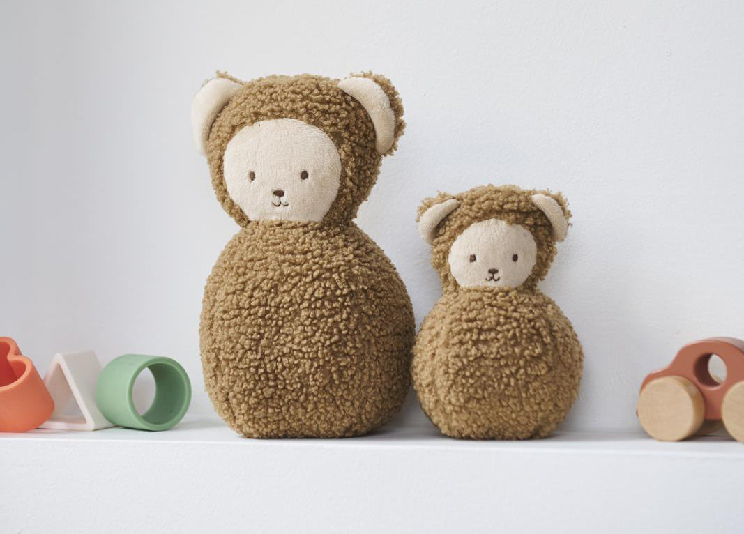 Nana Huchy Roly Poly Jer Bear Rattle (14cm)
