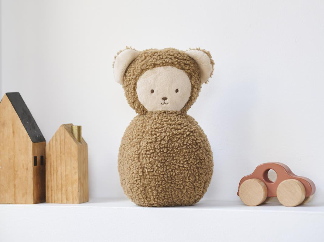 Nana Huchy Roly Poly Jer Bear Musical Toy (19cm)