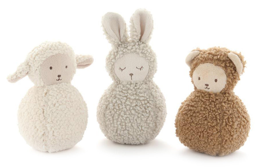 Nana Huchy Roly Poly Jer Bear Rattle (14cm)