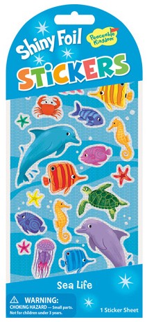 Sea Life Shiny Foil Stickers