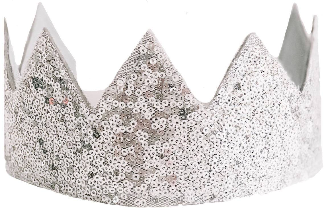 Alimrose Sequin Crown - Silver