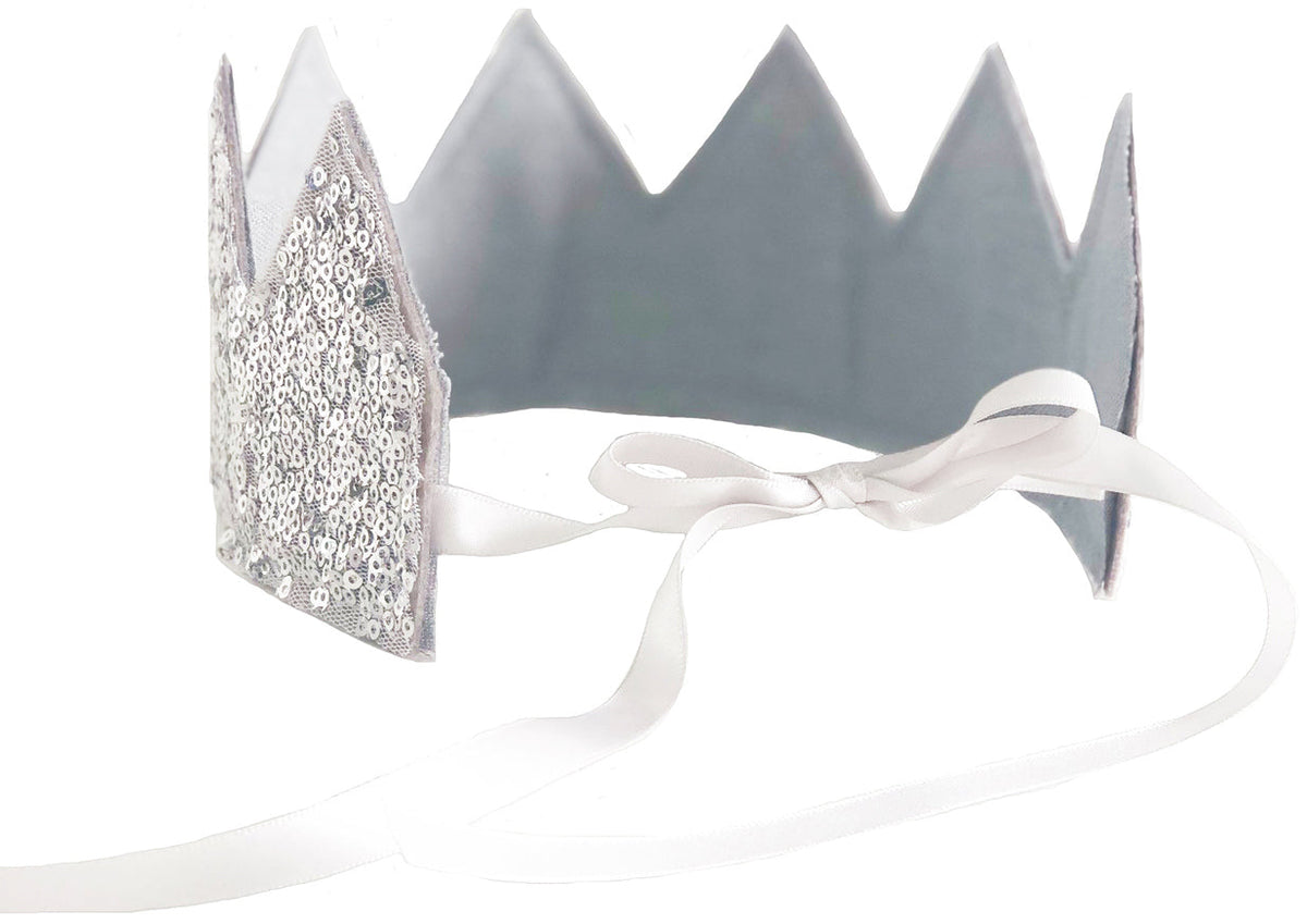 Alimrose Sequin Crown - Silver