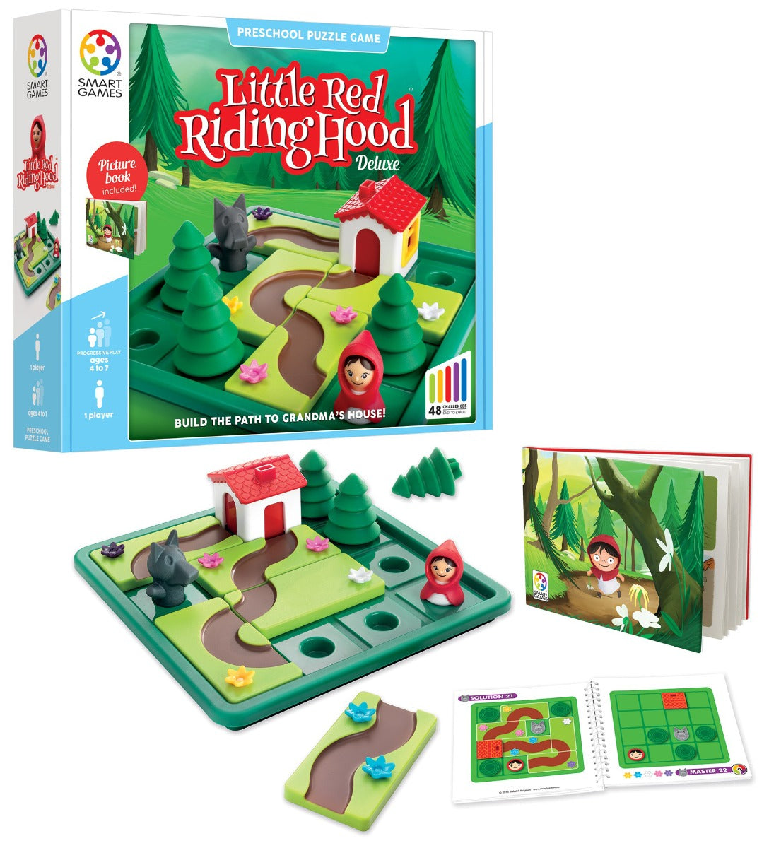 SmartGames Little Red Riding Hood Deluxe Game (4-7yrs)