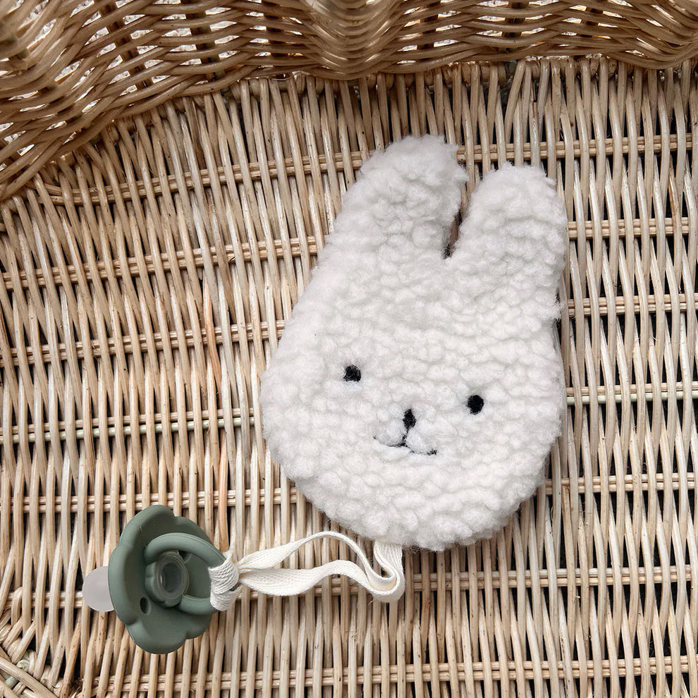 Alimrose Sherpa Paci Bunny Comforter - Ivory