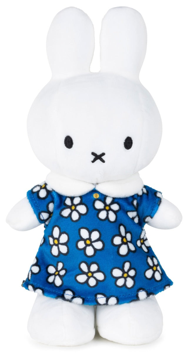 Miffy Plush Standing Flower Dress - Blue (23cm)
