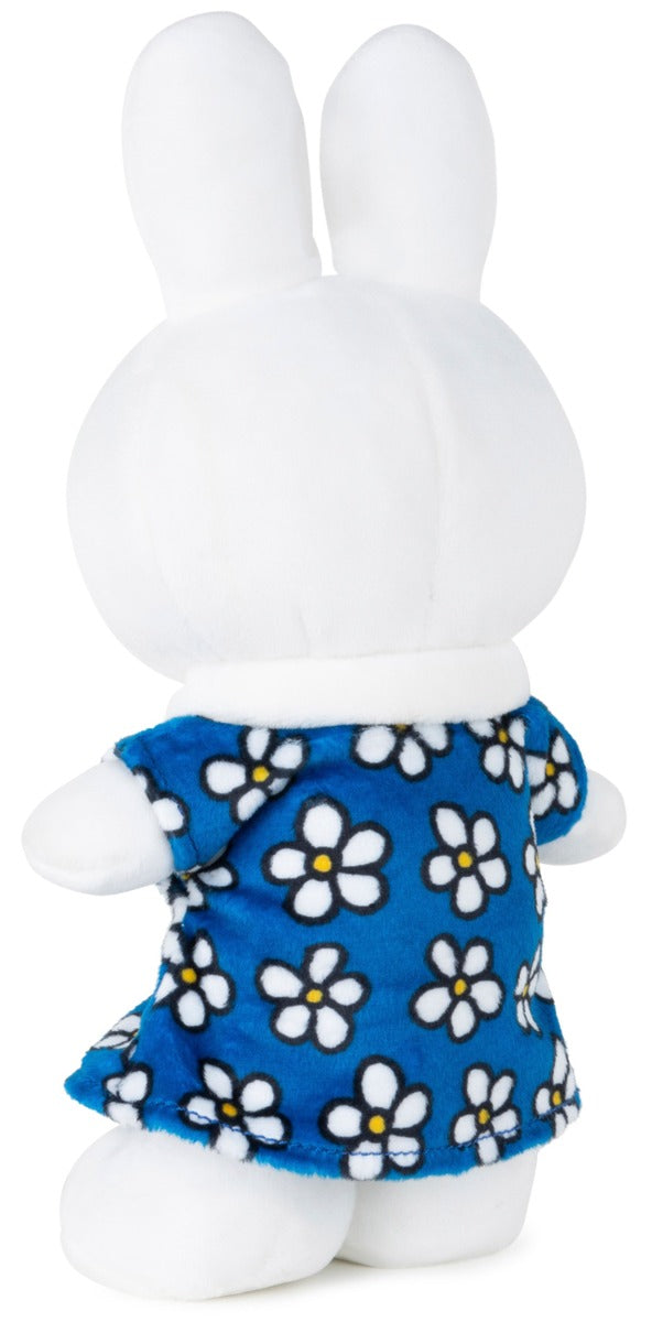 Miffy Plush Standing Flower Dress - Blue (23cm)