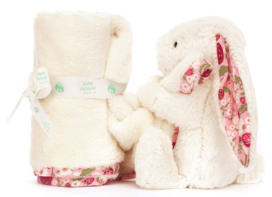 Jellycat Bashful Blossom Cream Bunny Berry Soother