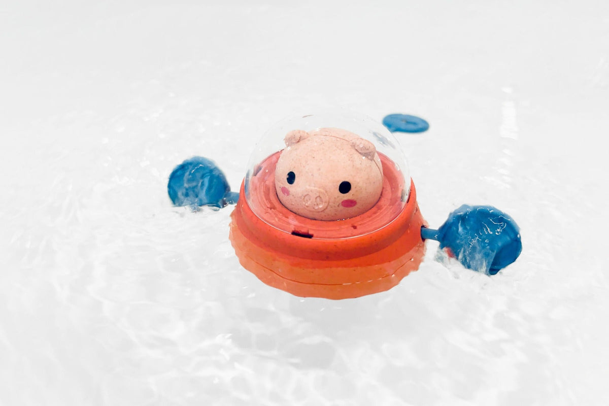 Tiger Tribe ECO Bath Paddle Ship - Space Piggy