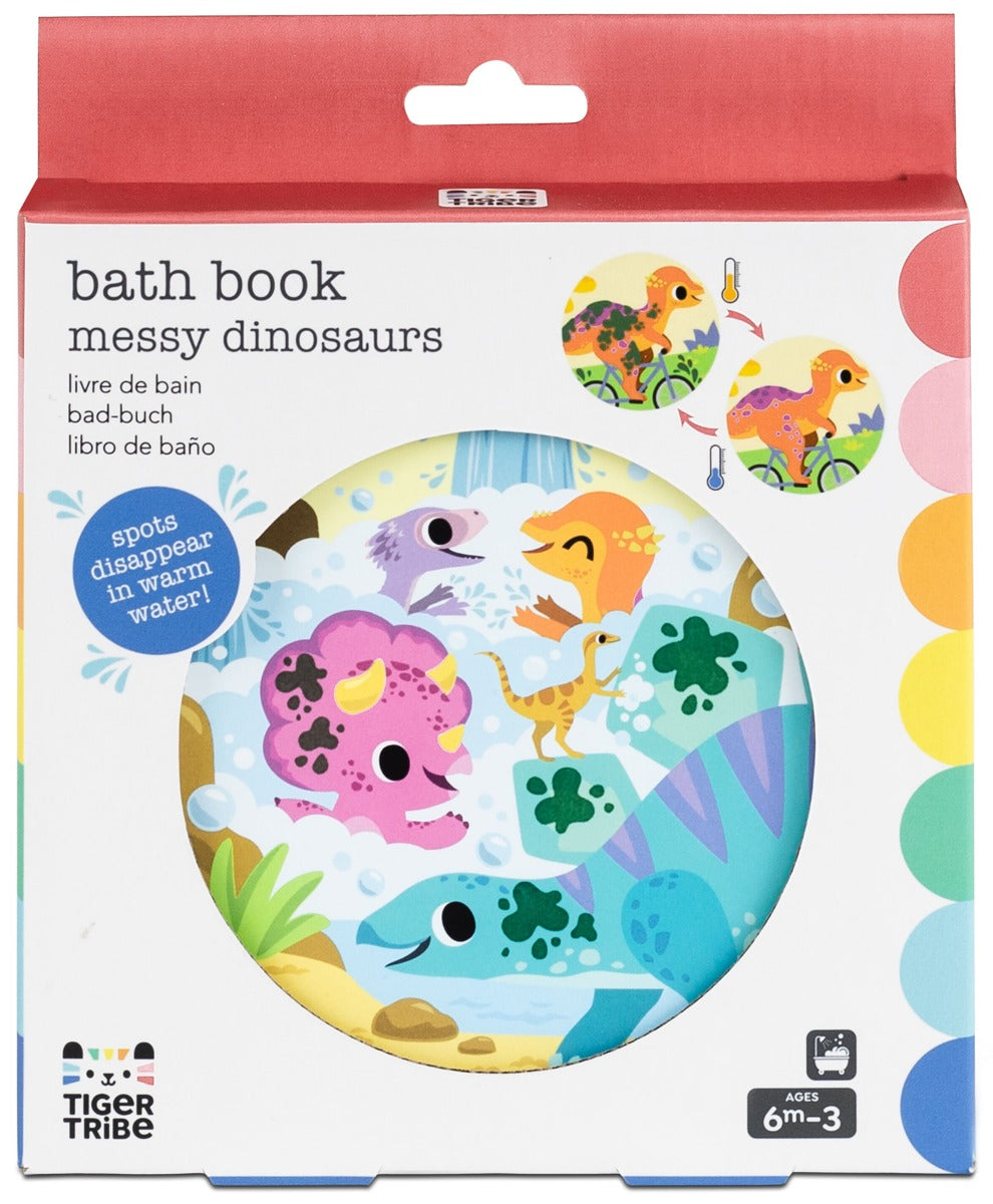 Tiger Tribe Bath Book - Messy Dinosaurs