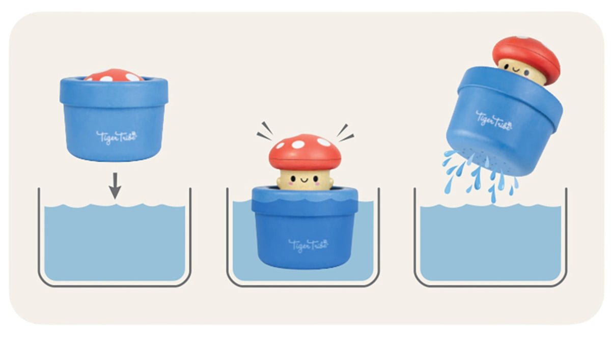 Tiger Tribe Bath Pop-Up - Mushroom
