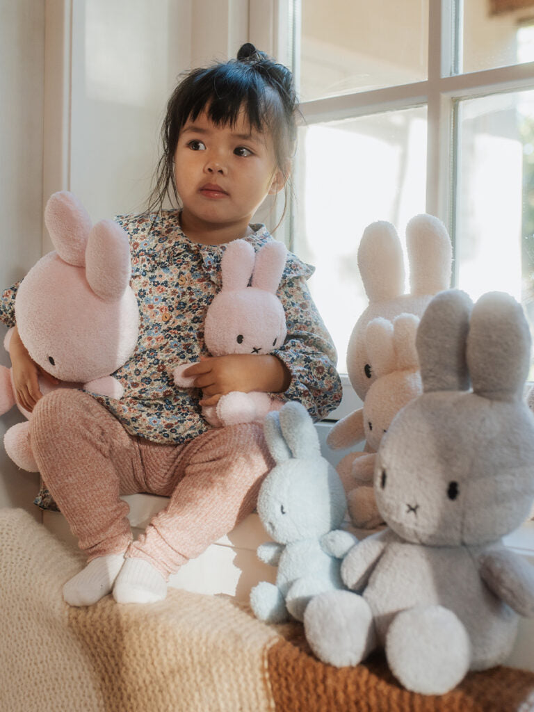 Miffy Plush Sitting Terry - Light Blue (23cm)
