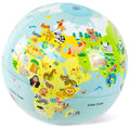Tiger Tribe Inflatable World Globe - Baby Animals (30cm)