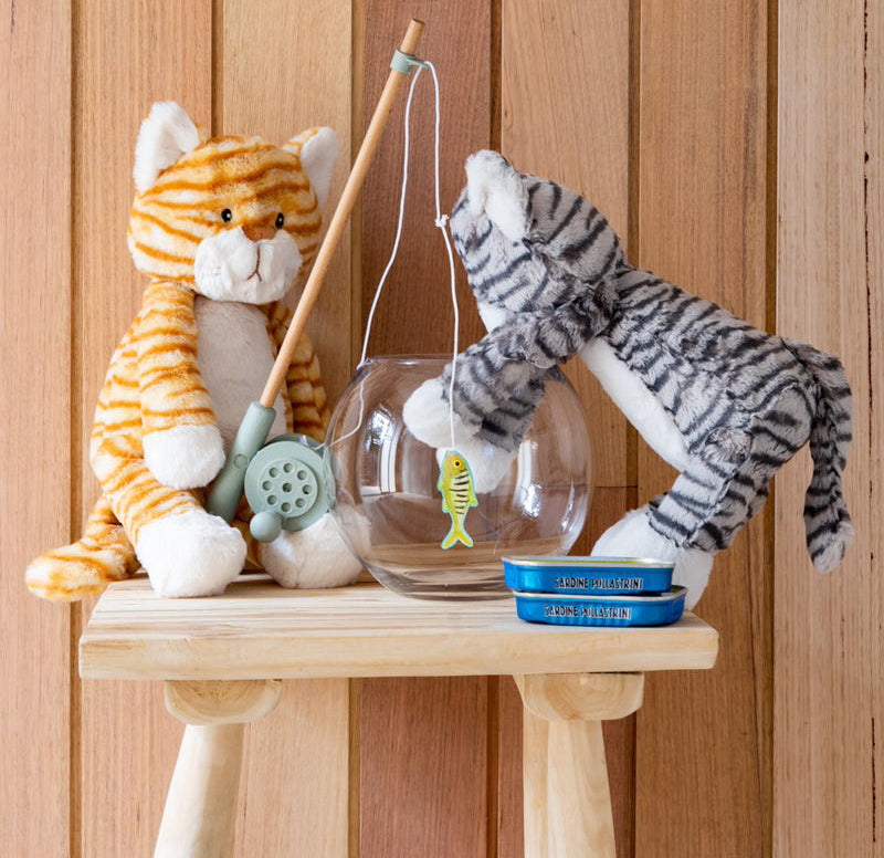 Nana Huchy Ginger the Cat - Ginger Stripes (40cm)