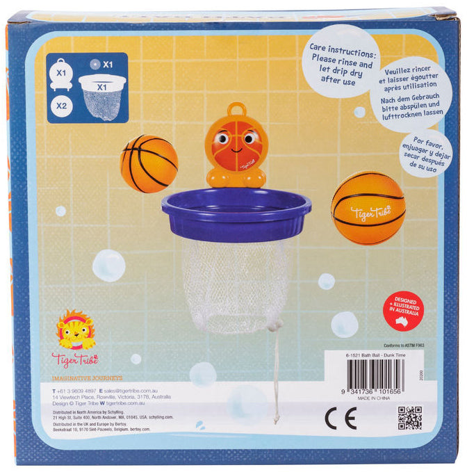 Tiger Tribe Bath Ball - Dunk Time