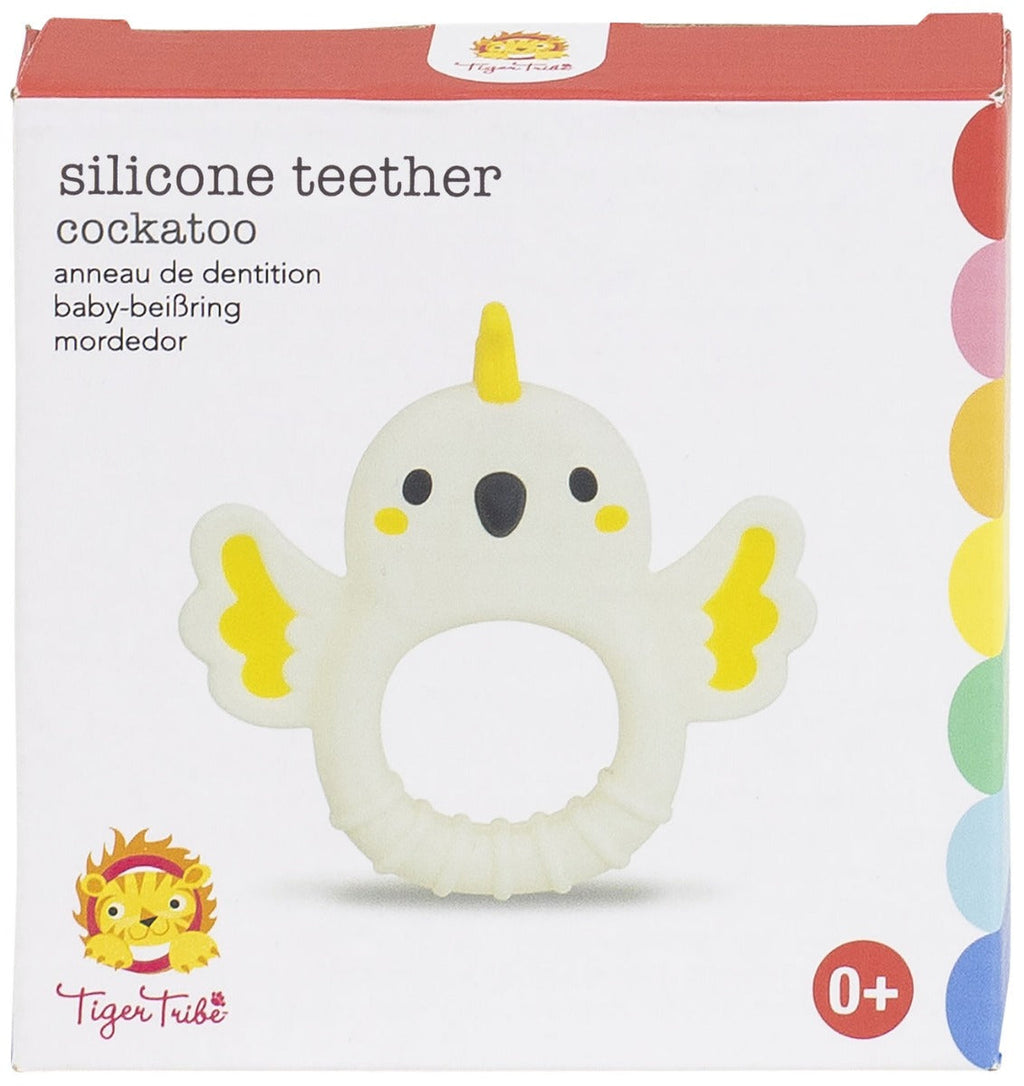 Tiger Tribe Silicone Teether - Cockatoo