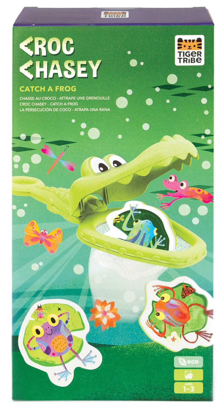 Tiger Tribe ECO Croc Chasey - Catch a Frog Bath Toy