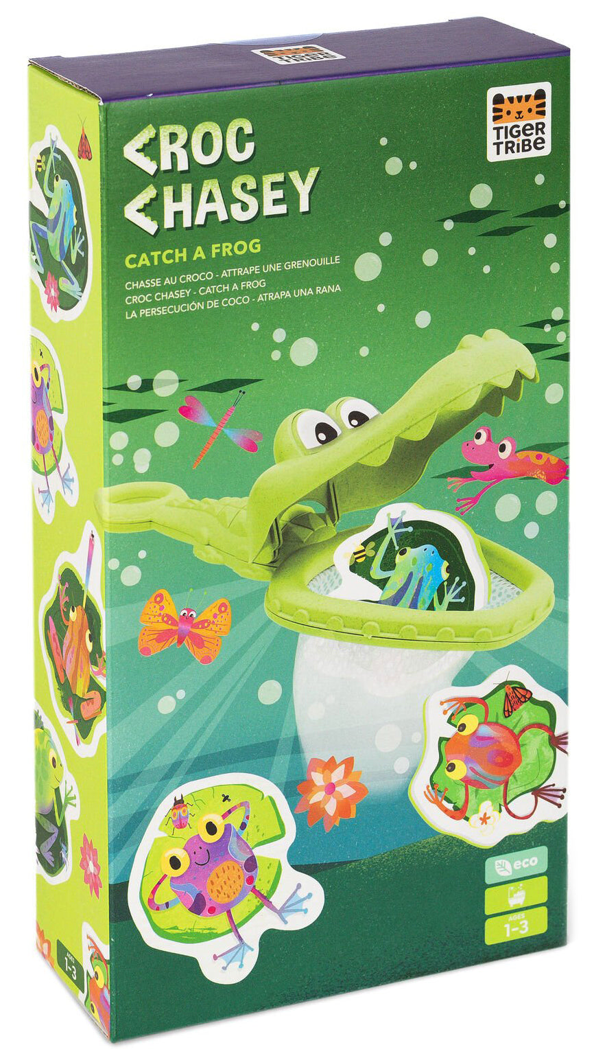 Tiger Tribe ECO Croc Chasey - Catch a Frog Bath Toy