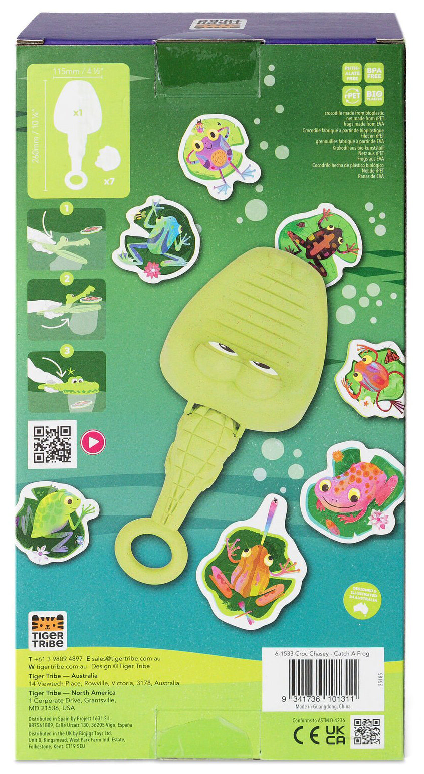 Tiger Tribe ECO Croc Chasey - Catch a Frog Bath Toy
