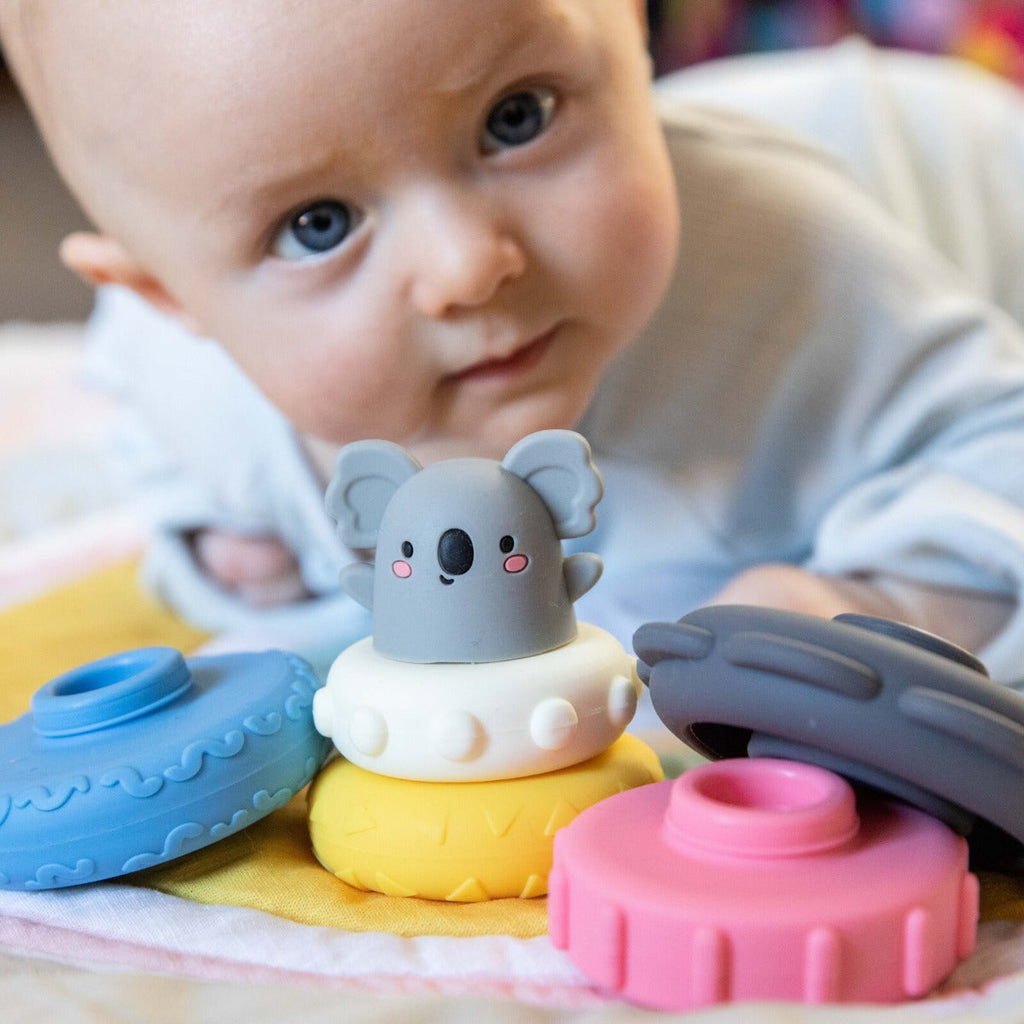 Tiger Tribe Koala Silicone Stacker