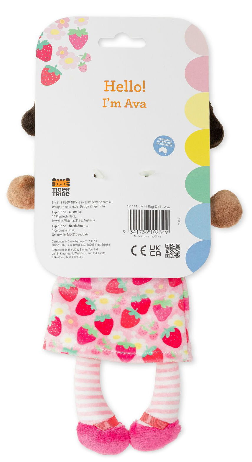 Tiger Tribe Mini Rag Doll - Ava (26cm)
