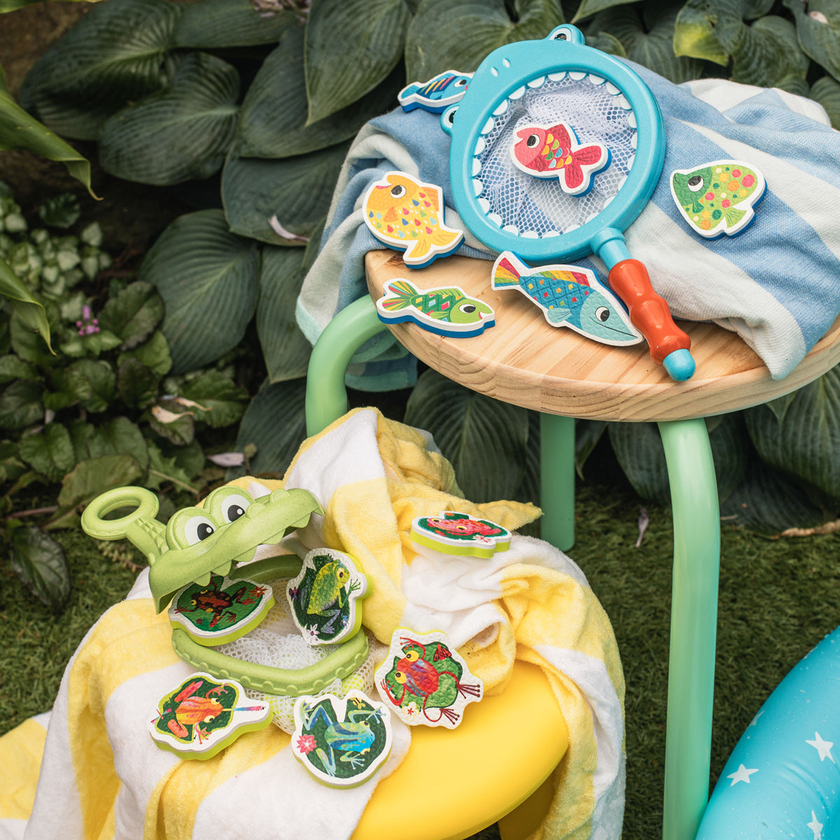 Tiger Tribe ECO Croc Chasey - Catch a Frog Bath Toy